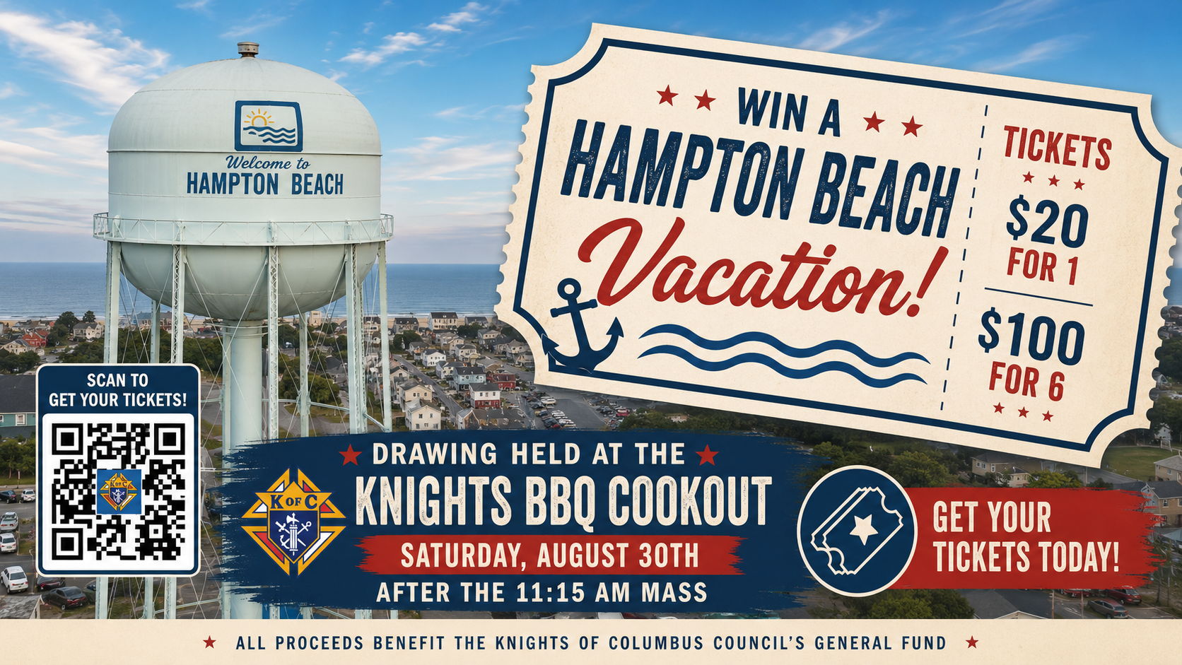 Megan W. won a Labor Day weekend at Hampton Beach.